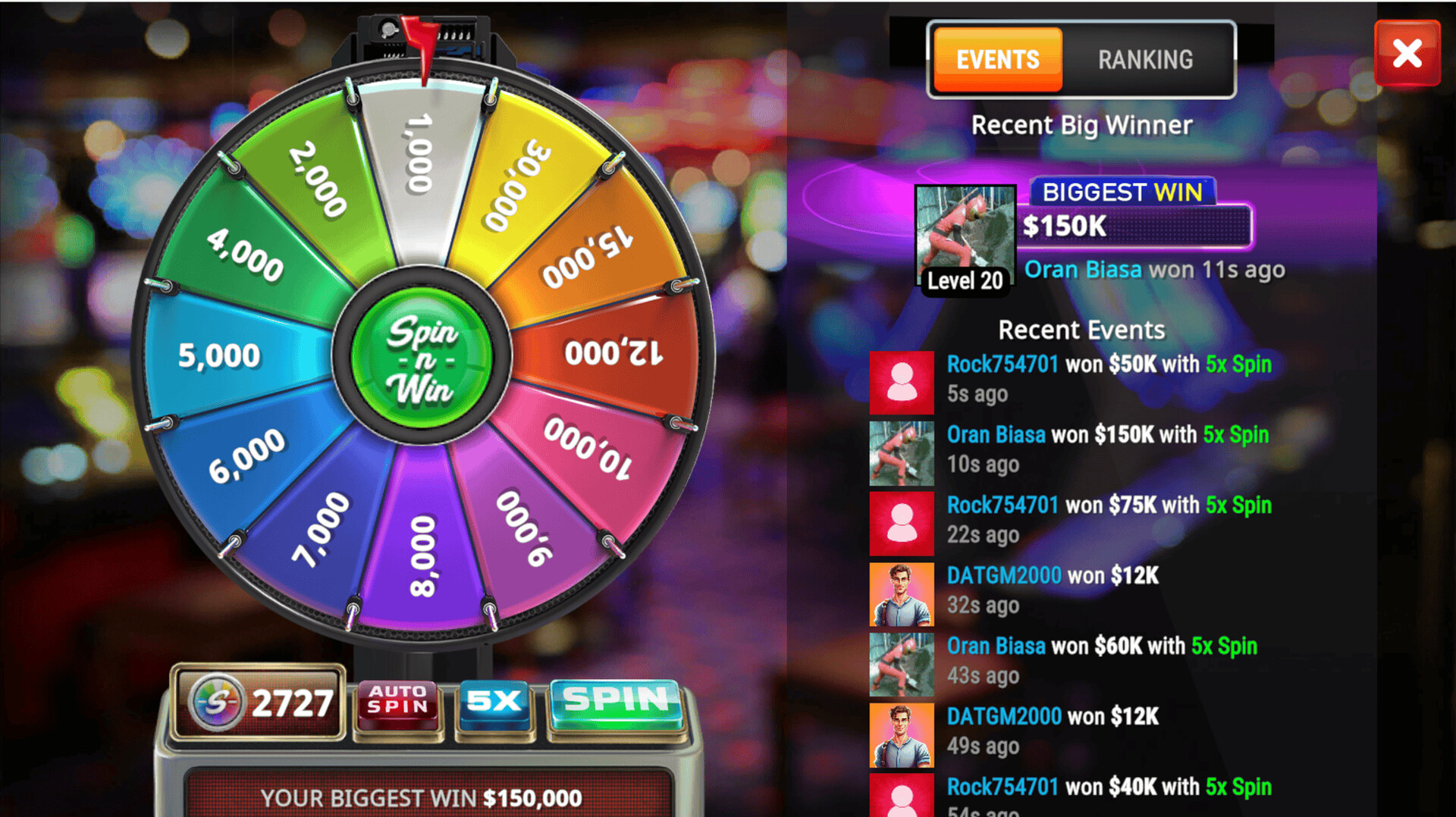 Poker Legends: Texas Hold'em Poker Tournaments screenshot