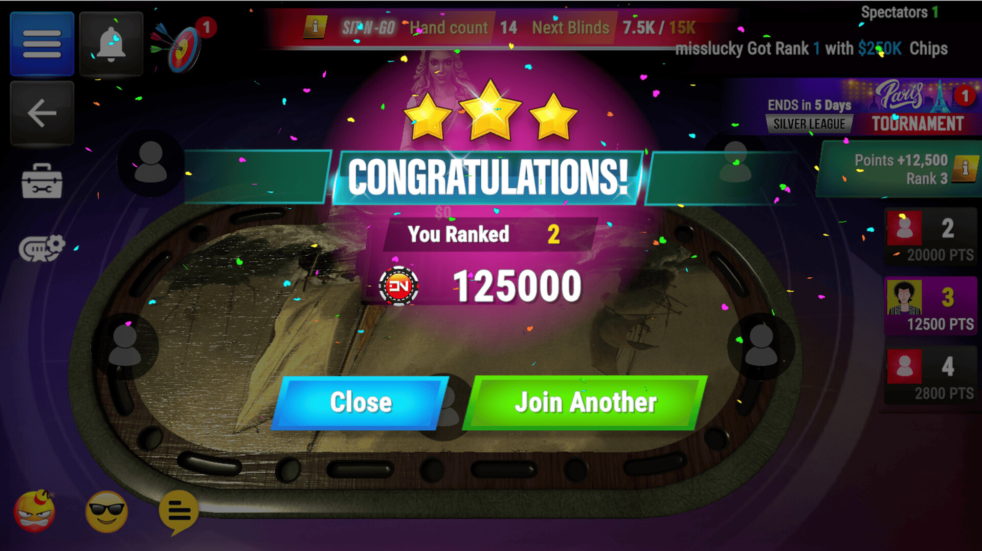 Poker Legends: Texas Hold'em Poker Tournaments screenshot