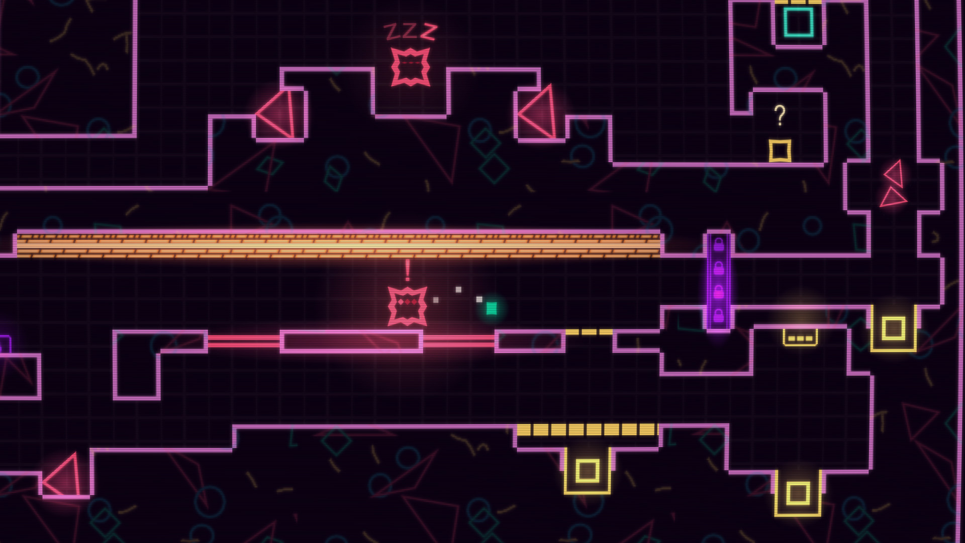Big NEON Tower VS Tiny Square screenshot