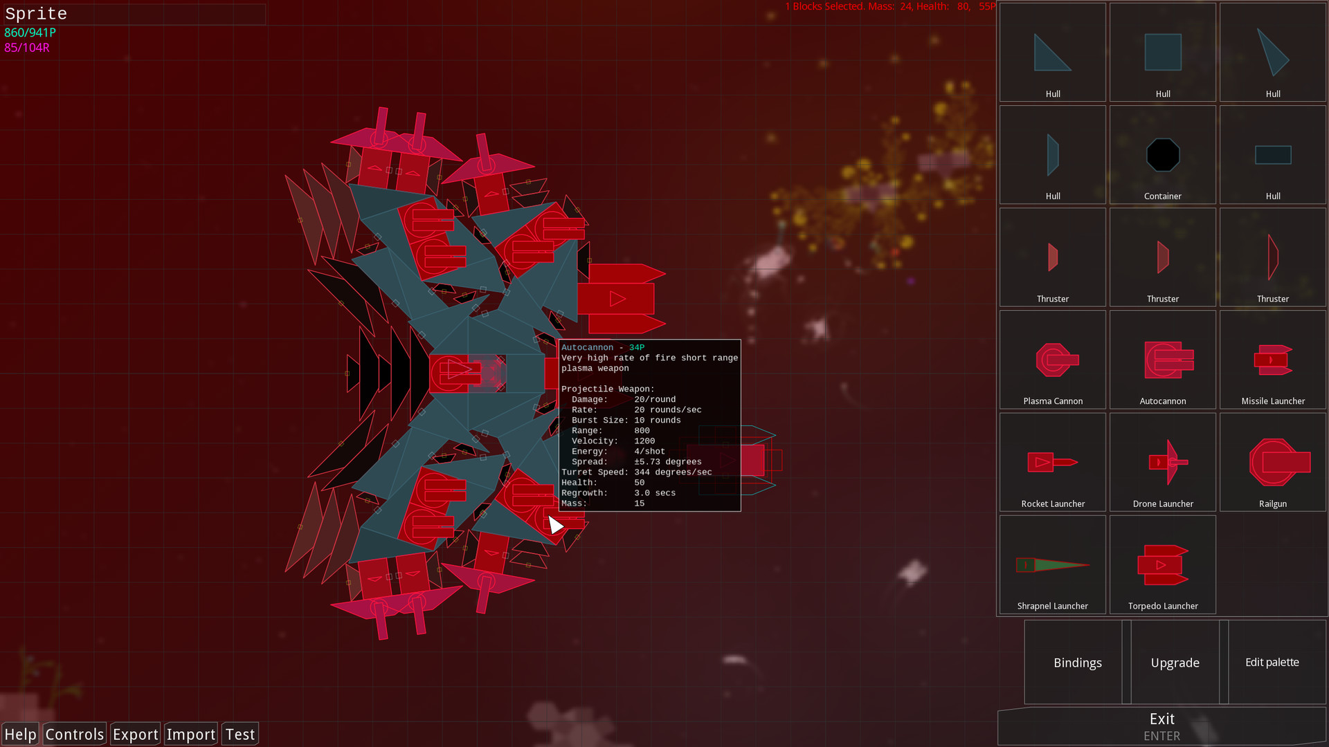 Reassembly screenshot