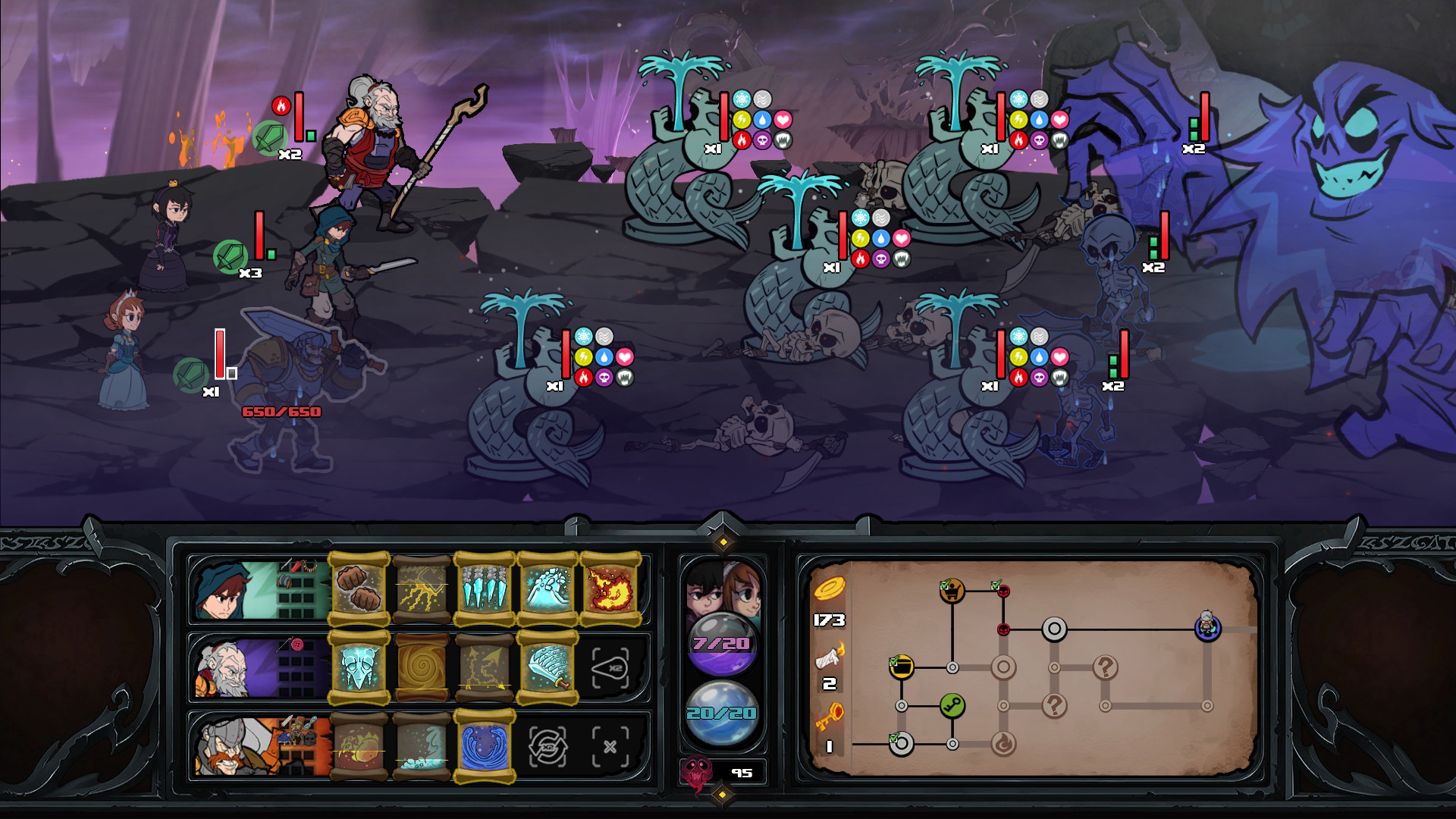 Has-Been Heroes screenshot
