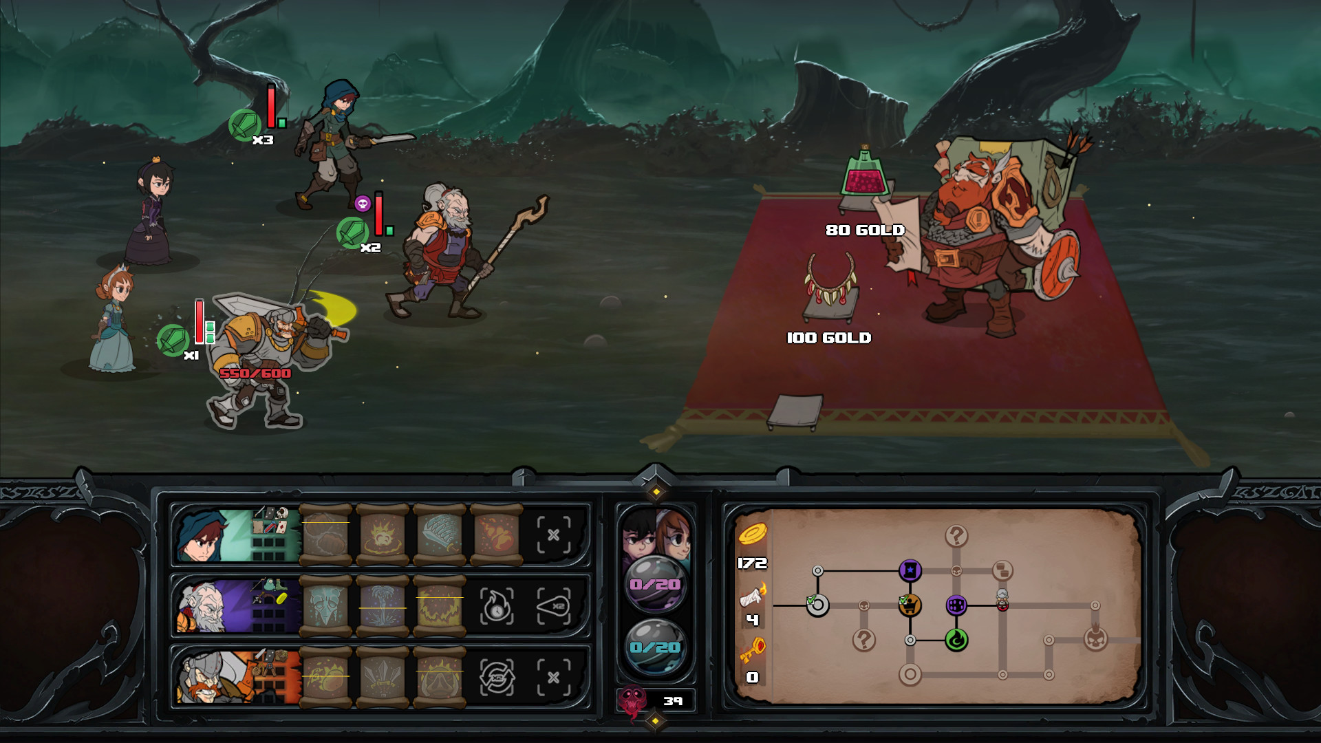Has-Been Heroes screenshot