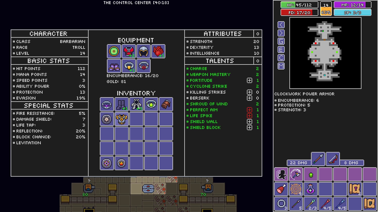 Rogue Fable III screenshot