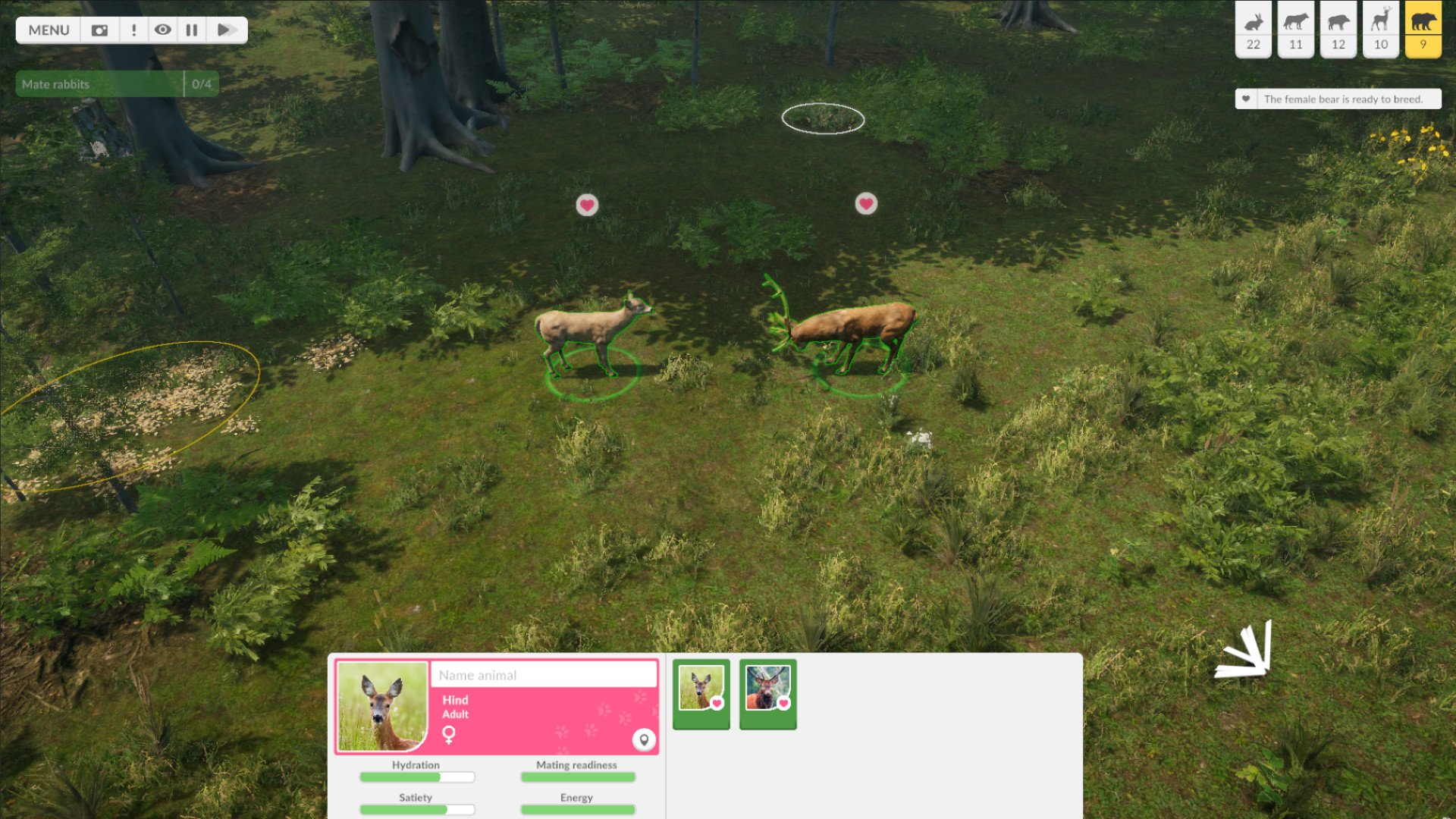 Natural Instincts: European Forest screenshot