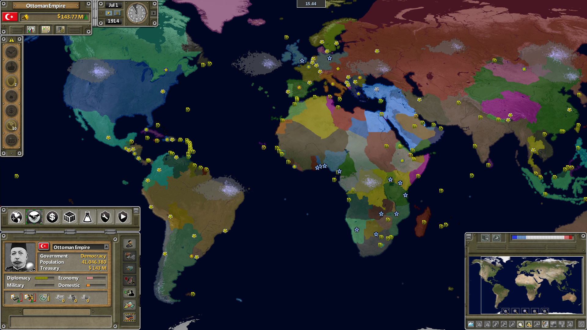 Supreme Ruler The Great War screenshot