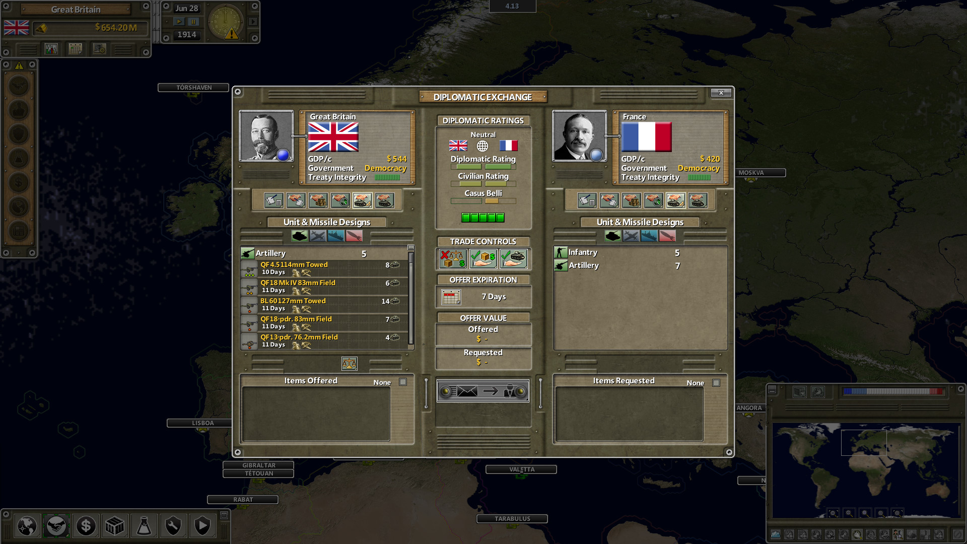 Supreme Ruler The Great War screenshot