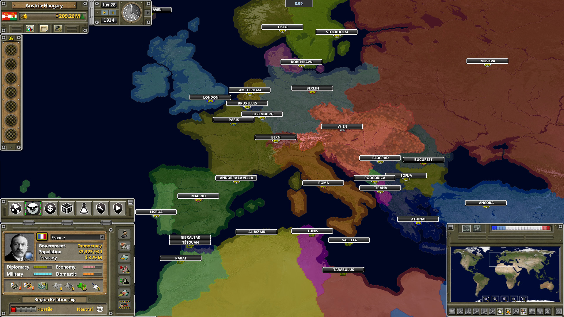 Supreme Ruler The Great War screenshot
