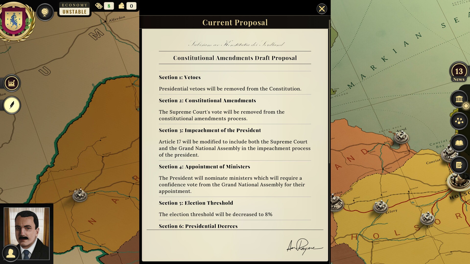 Suzerain screenshot