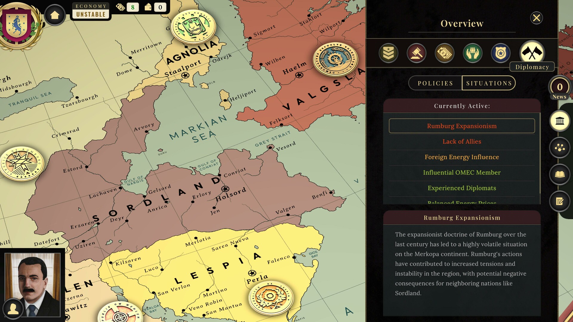 Suzerain screenshot