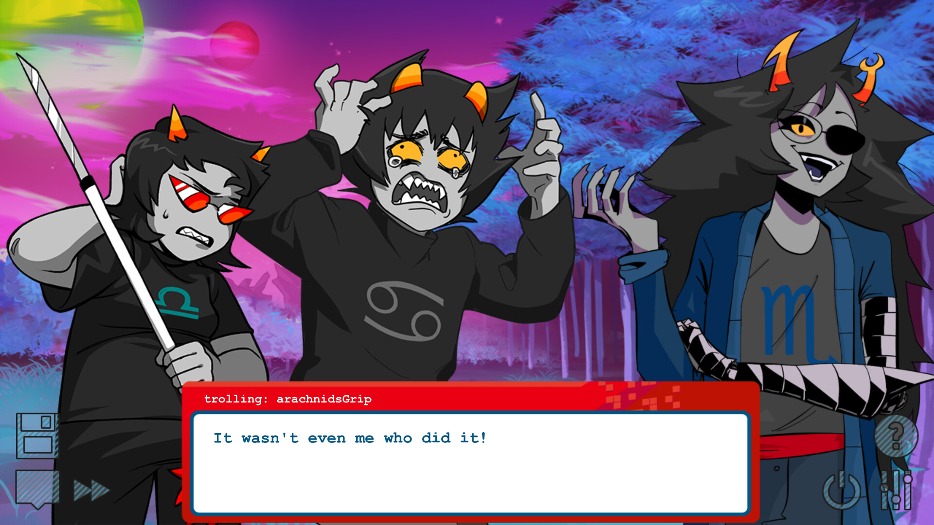 Pesterquest screenshot