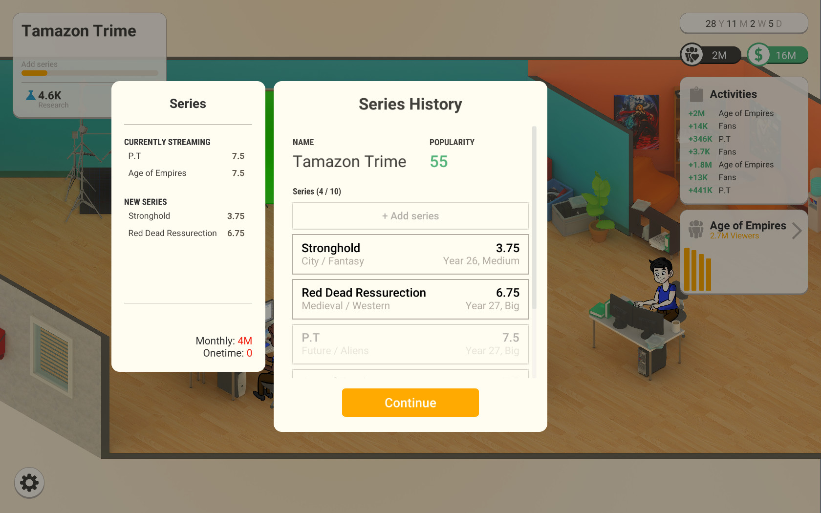 SERIES MAKERS TYCOON screenshot