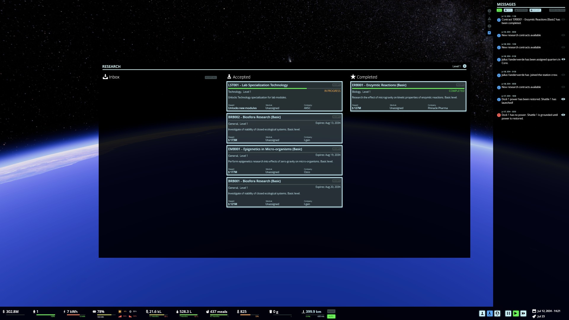 Stable Orbit - Build your own space station screenshot