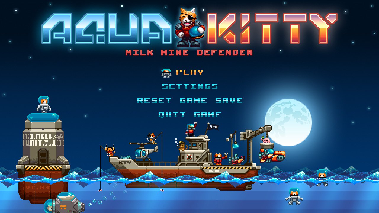 Aqua Kitty - Milk Mine Defender screenshot
