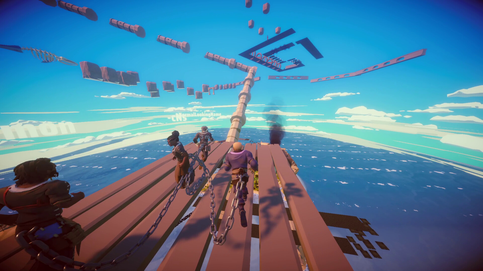 Chained Parkour Together screenshot