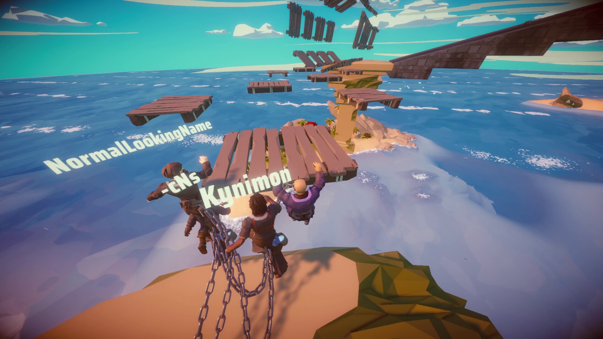 Chained Parkour Together screenshot