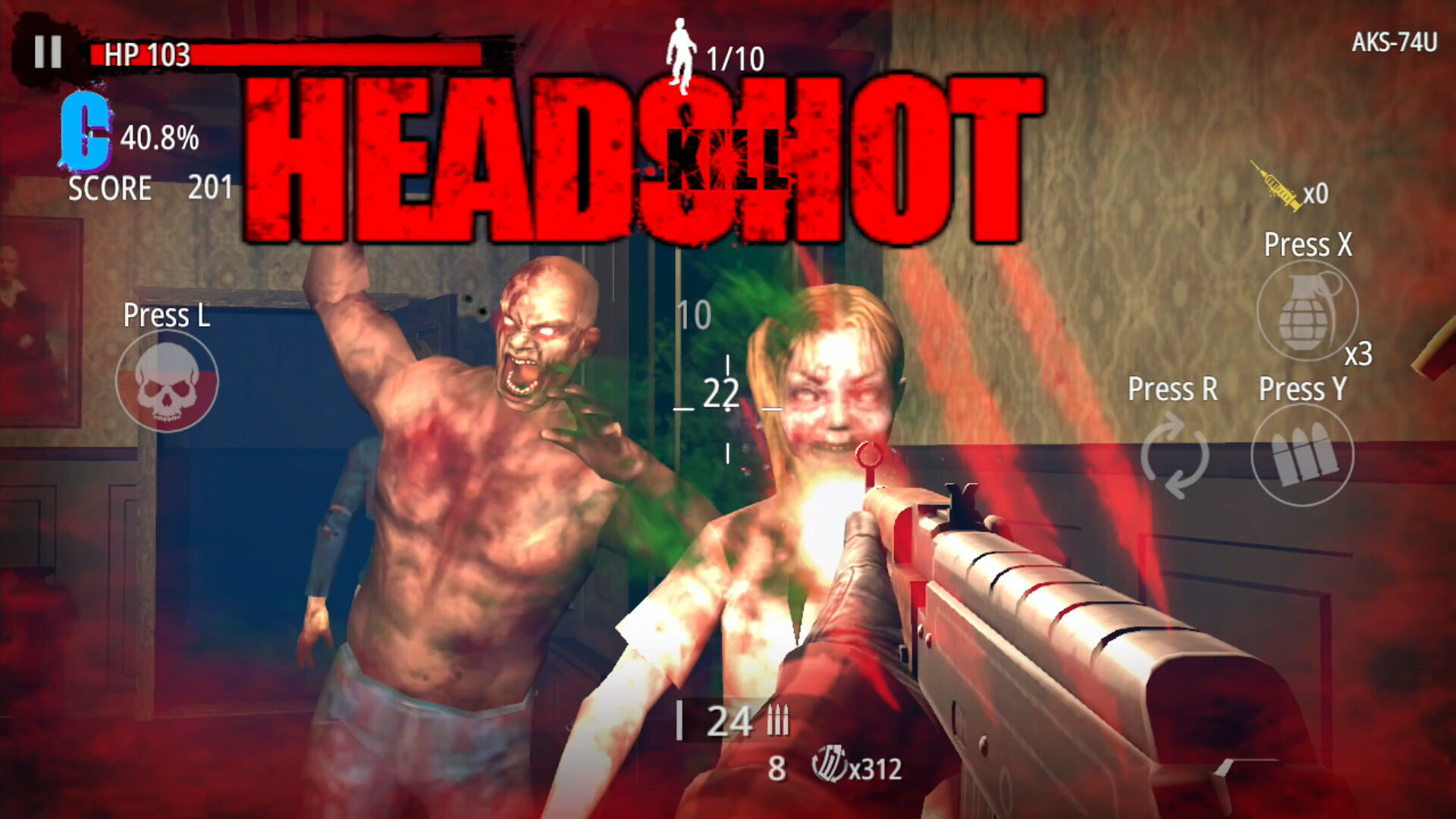 Zombie Hunter: D-Day screenshot