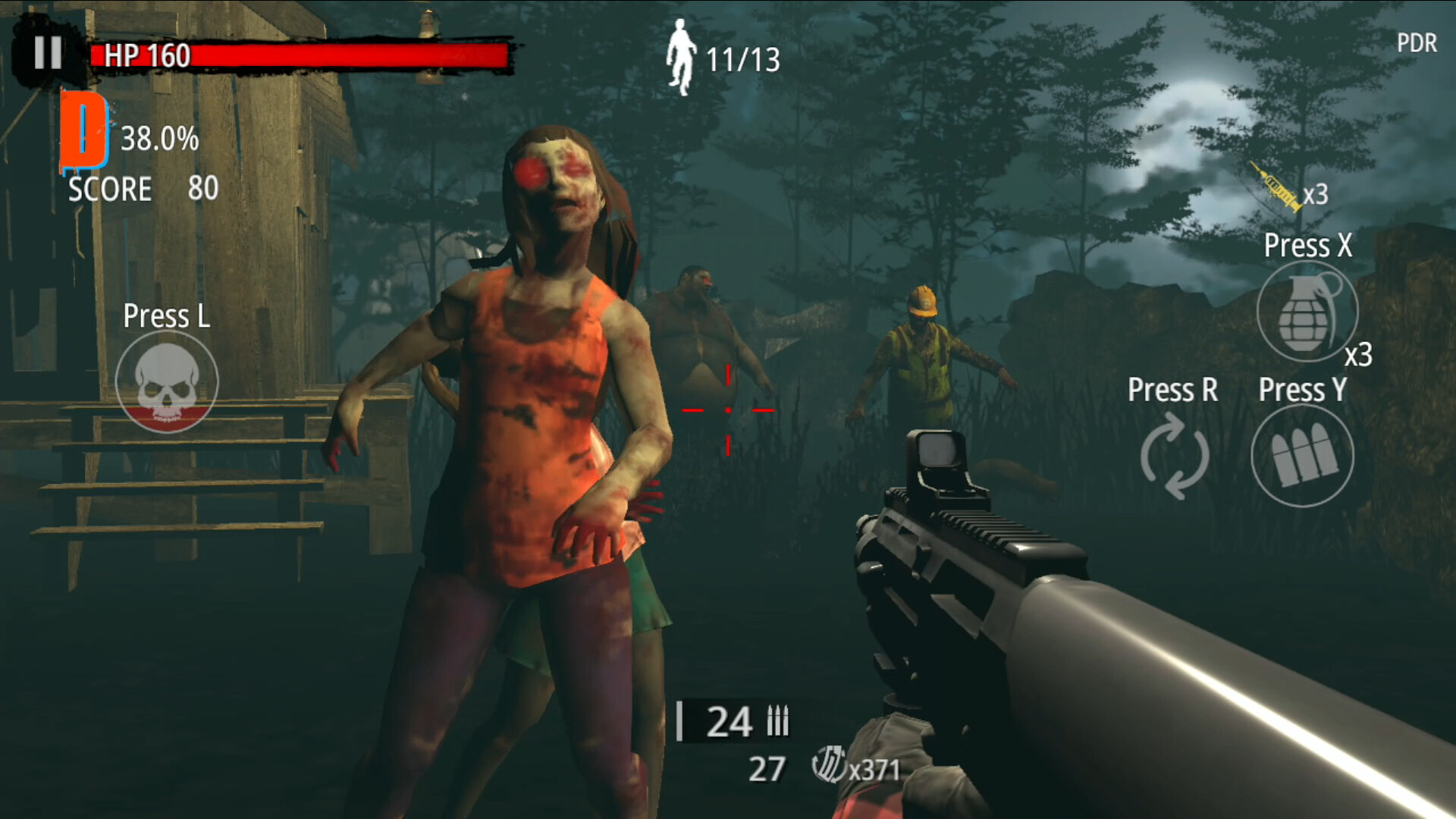 Zombie Hunter: D-Day screenshot