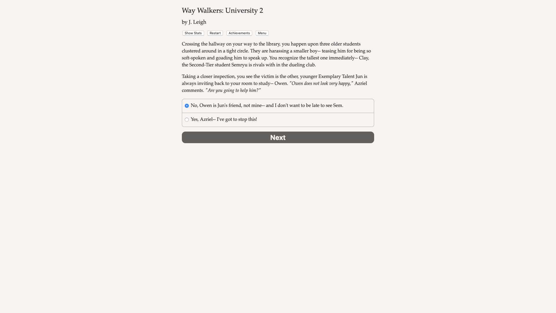 Way Walkers: University 2 screenshot