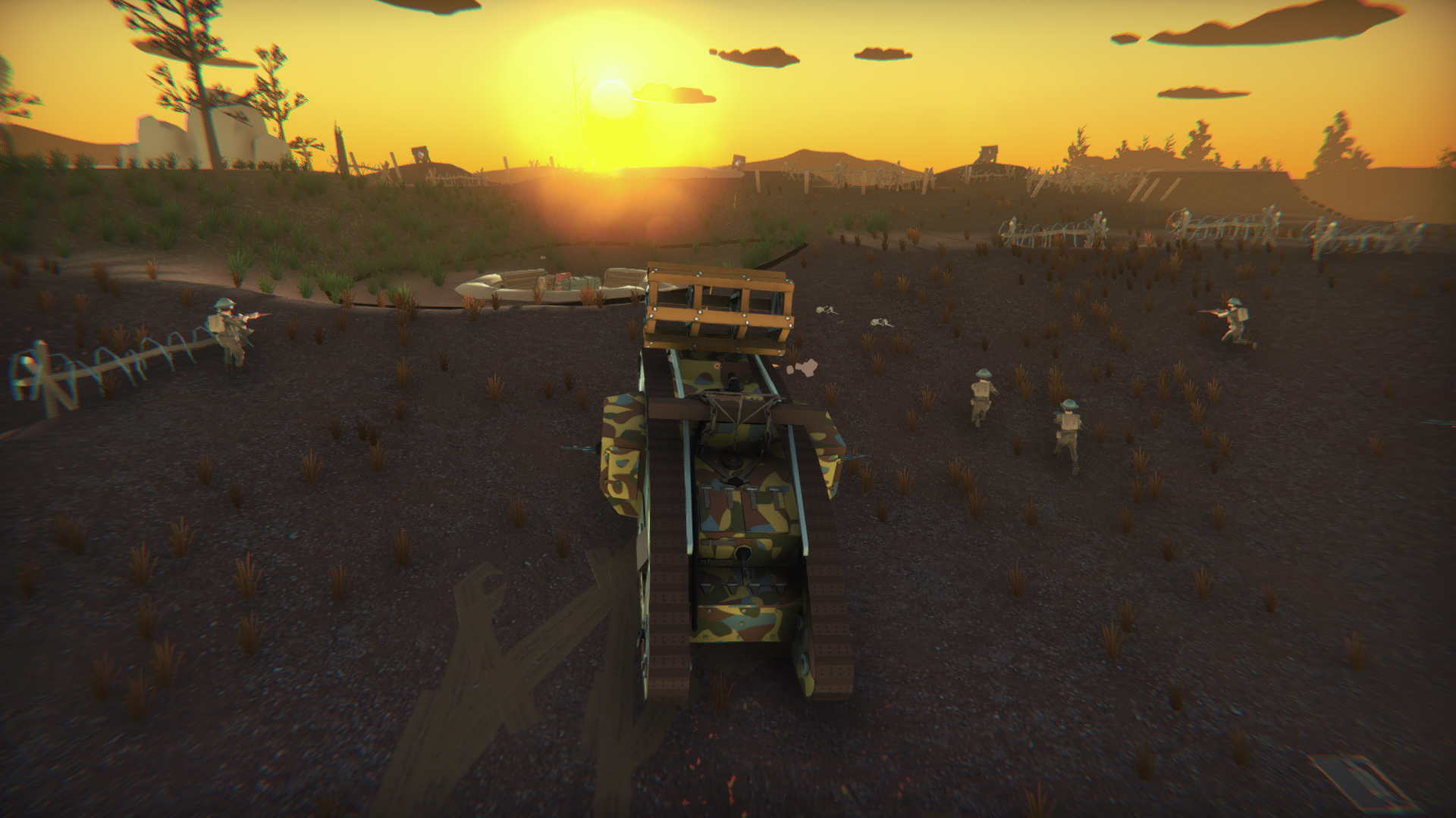 Armored Battle Crew [World War 1] - Tank Warfare and Crew Management Simulator screenshot