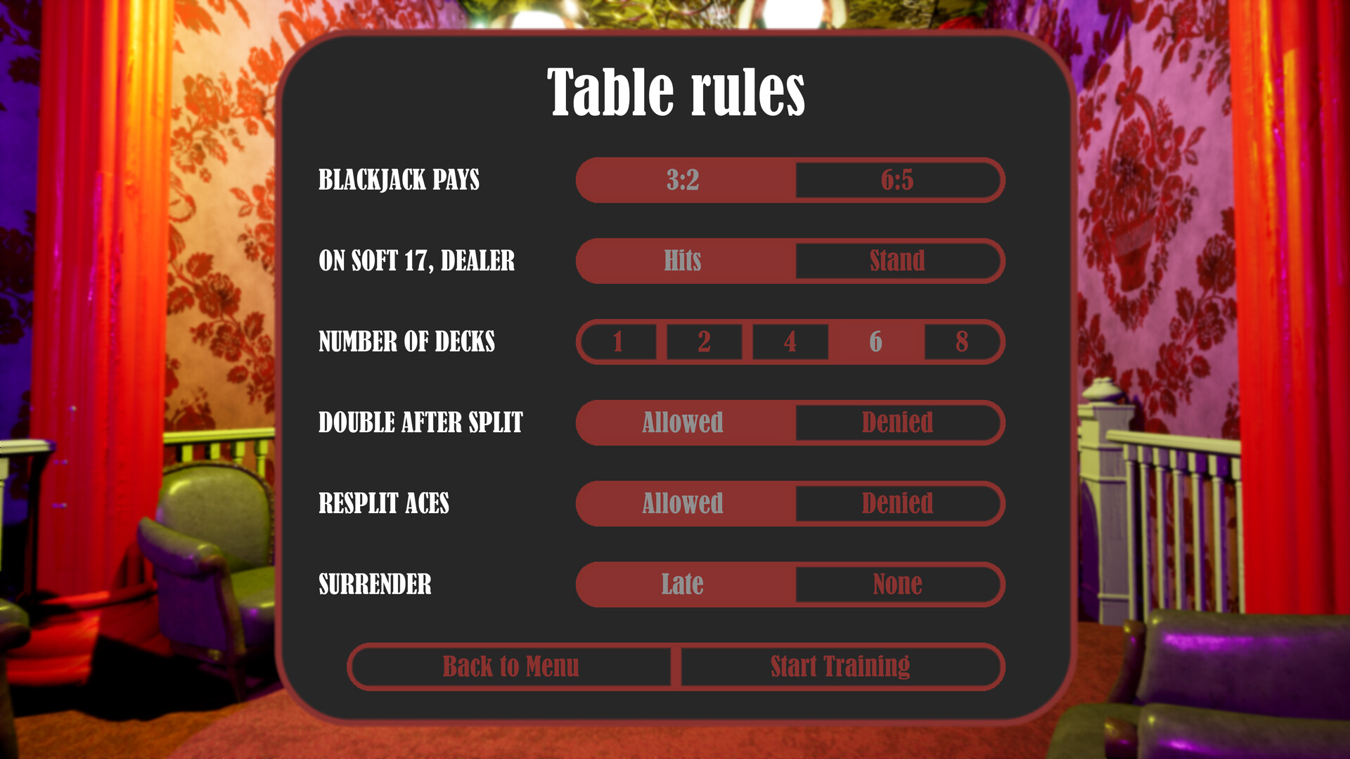 Blackjack Training screenshot