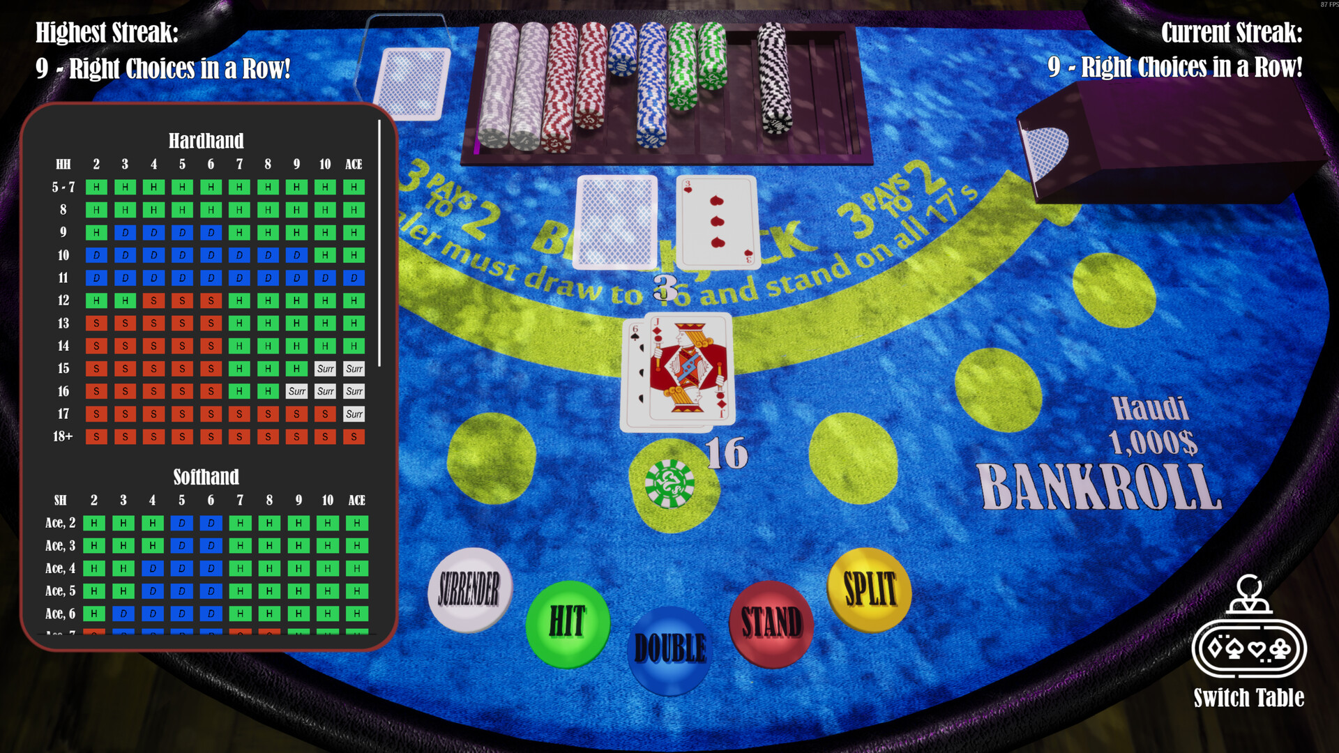 Blackjack Training screenshot