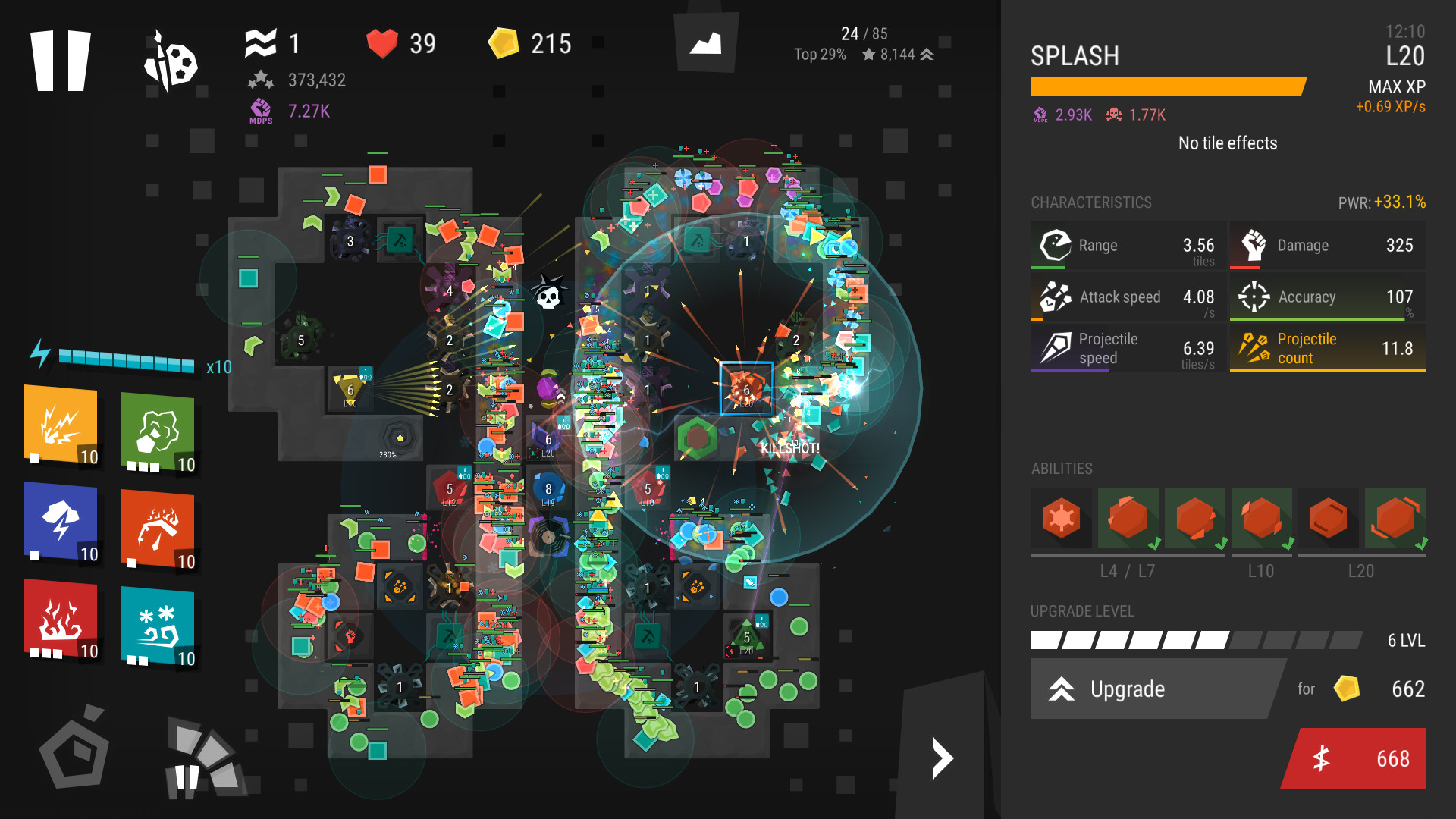 Infinitode 2 - Infinite Tower Defense screenshot