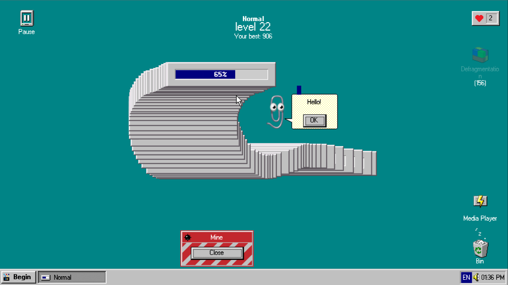 Progressbar95 screenshot