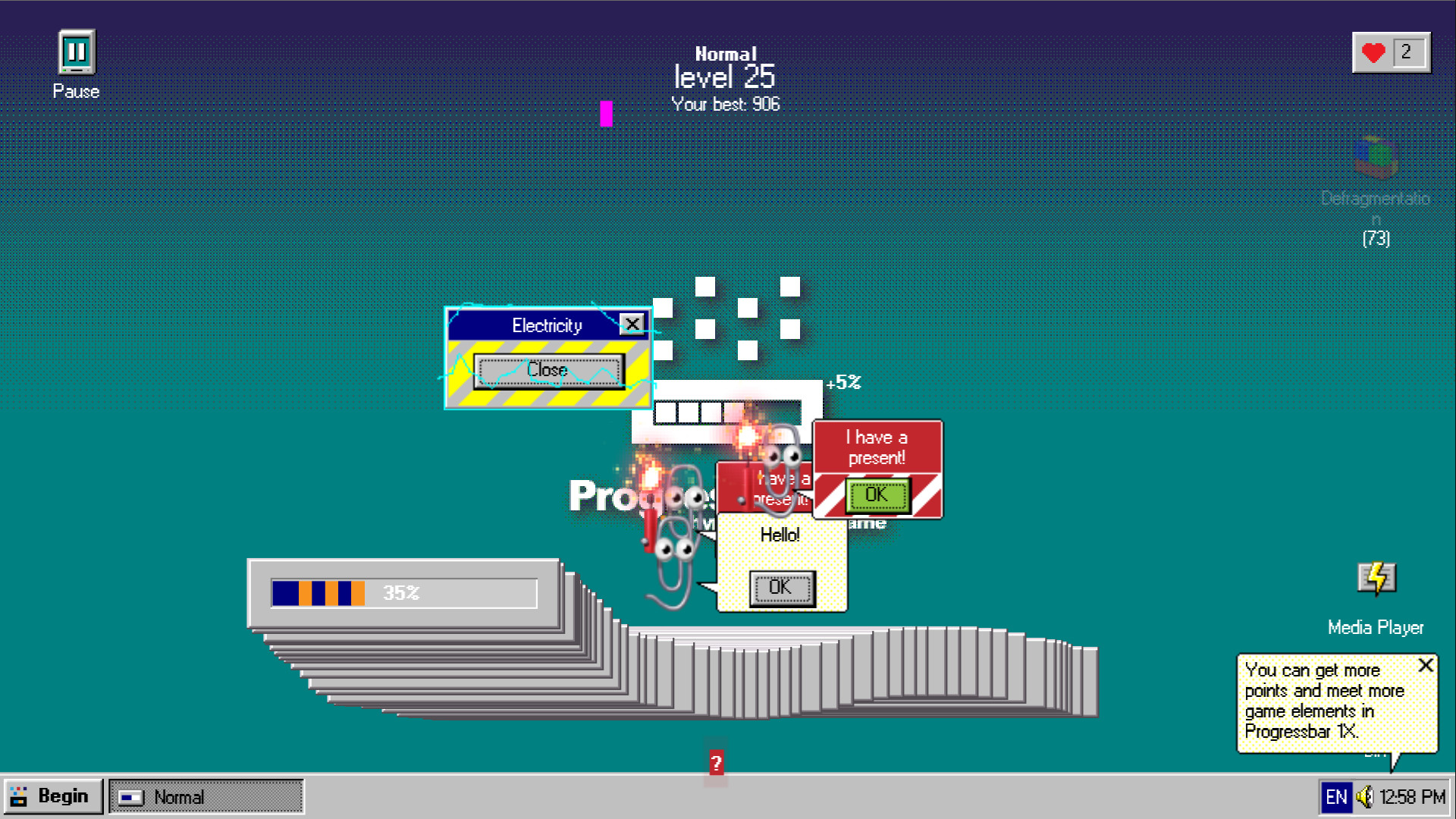 Progressbar95 screenshot