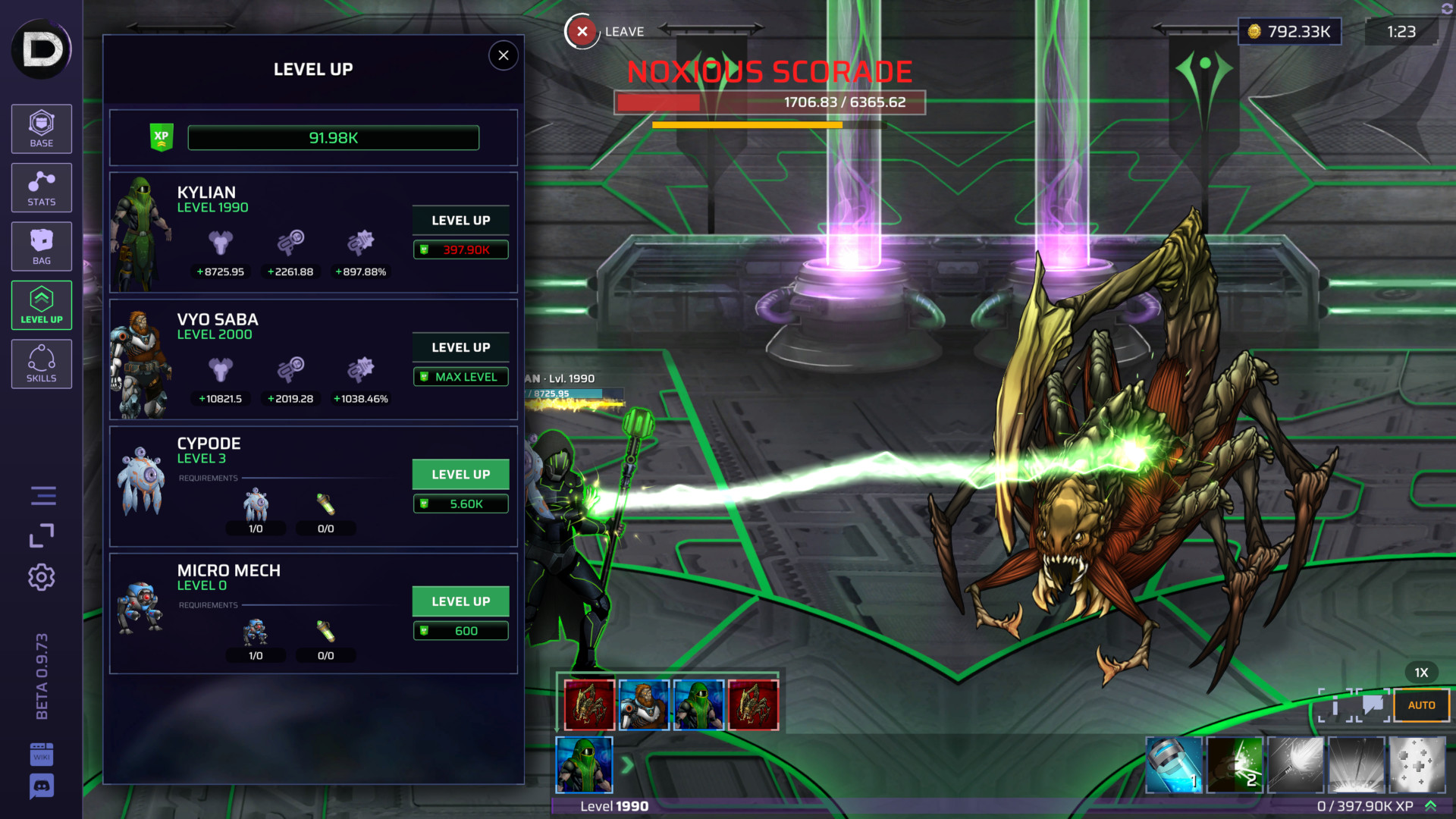 Darkzone: Idle RPG screenshot