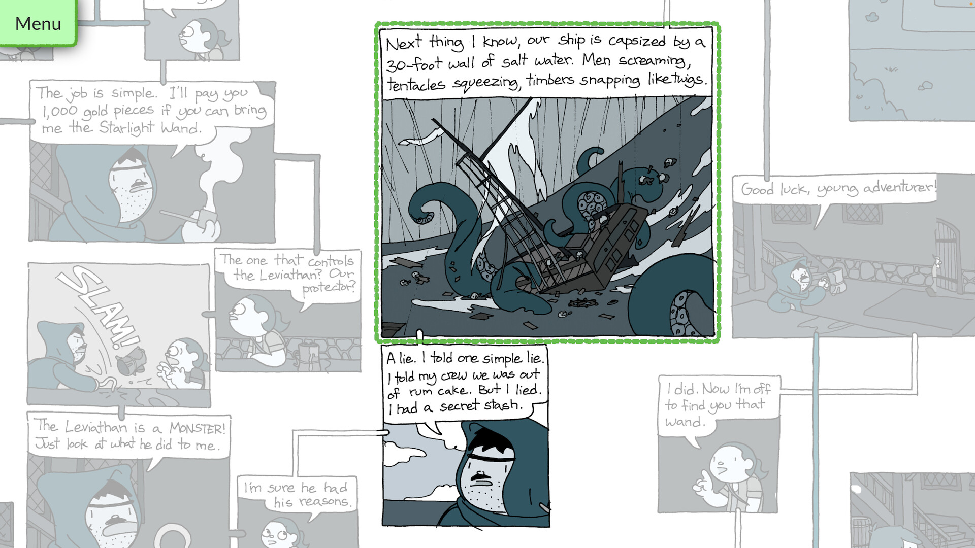 Leviathan: An Interactive Comic Book screenshot