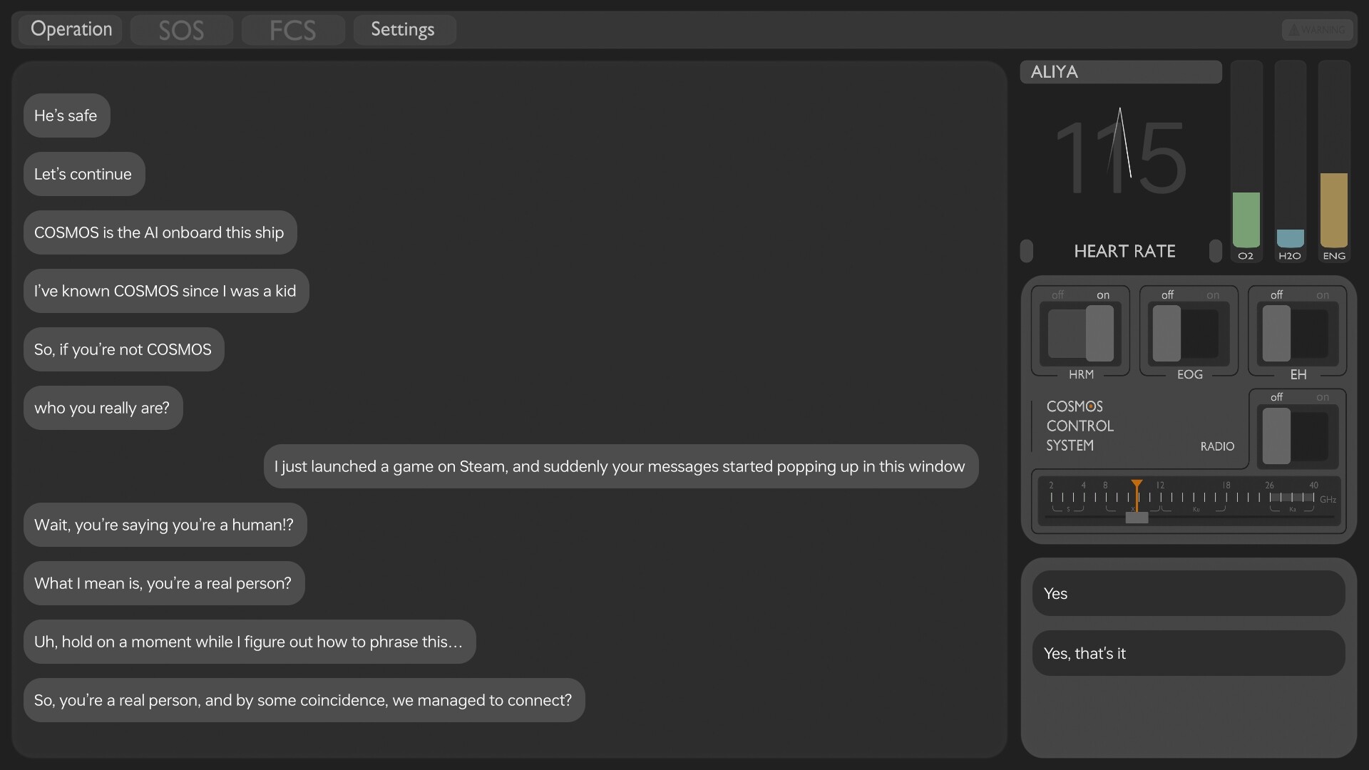 Aliya: Timelink screenshot