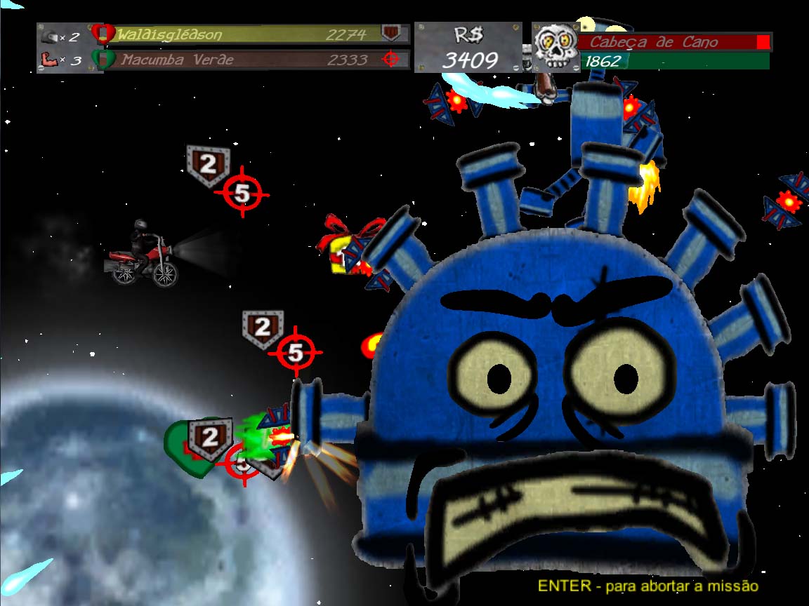 A grande bagunça espacial - The big space mess screenshot