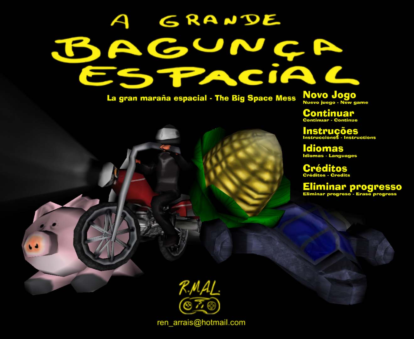 A grande bagunça espacial - The big space mess screenshot