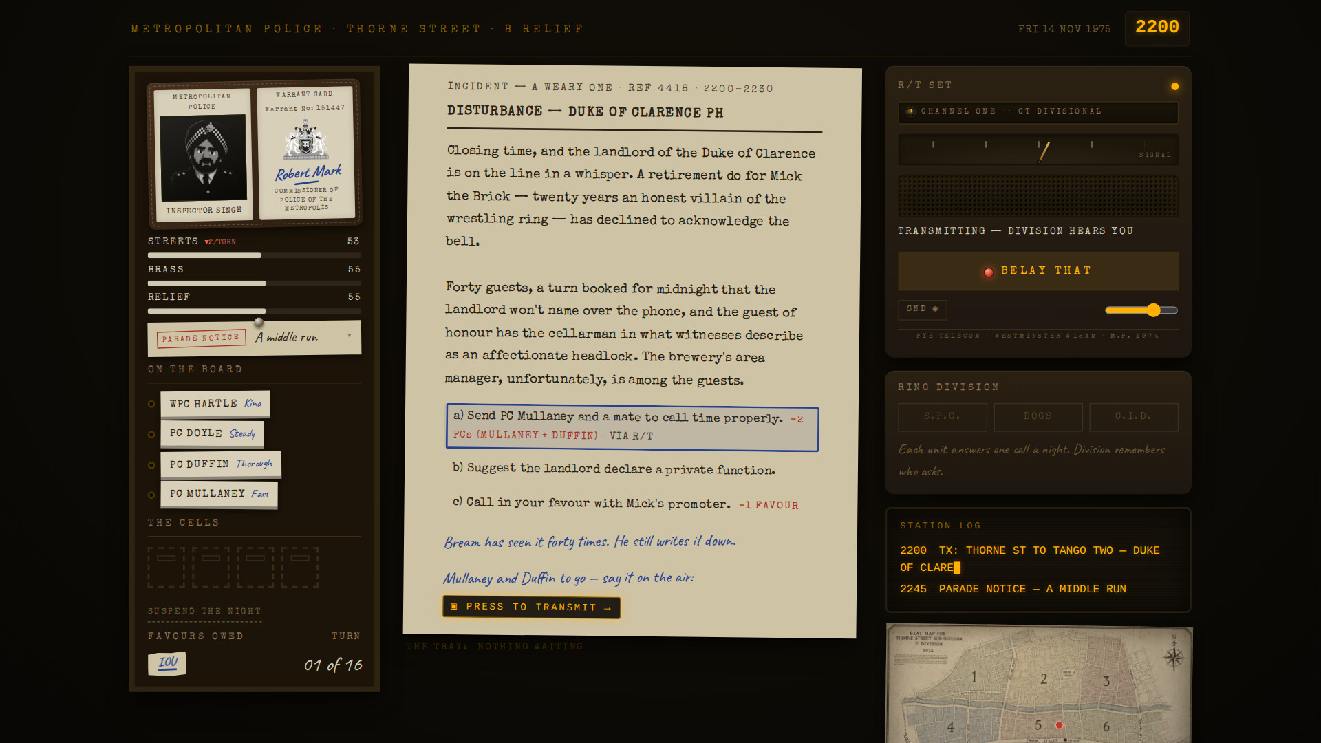 Duty Guvnor screenshot