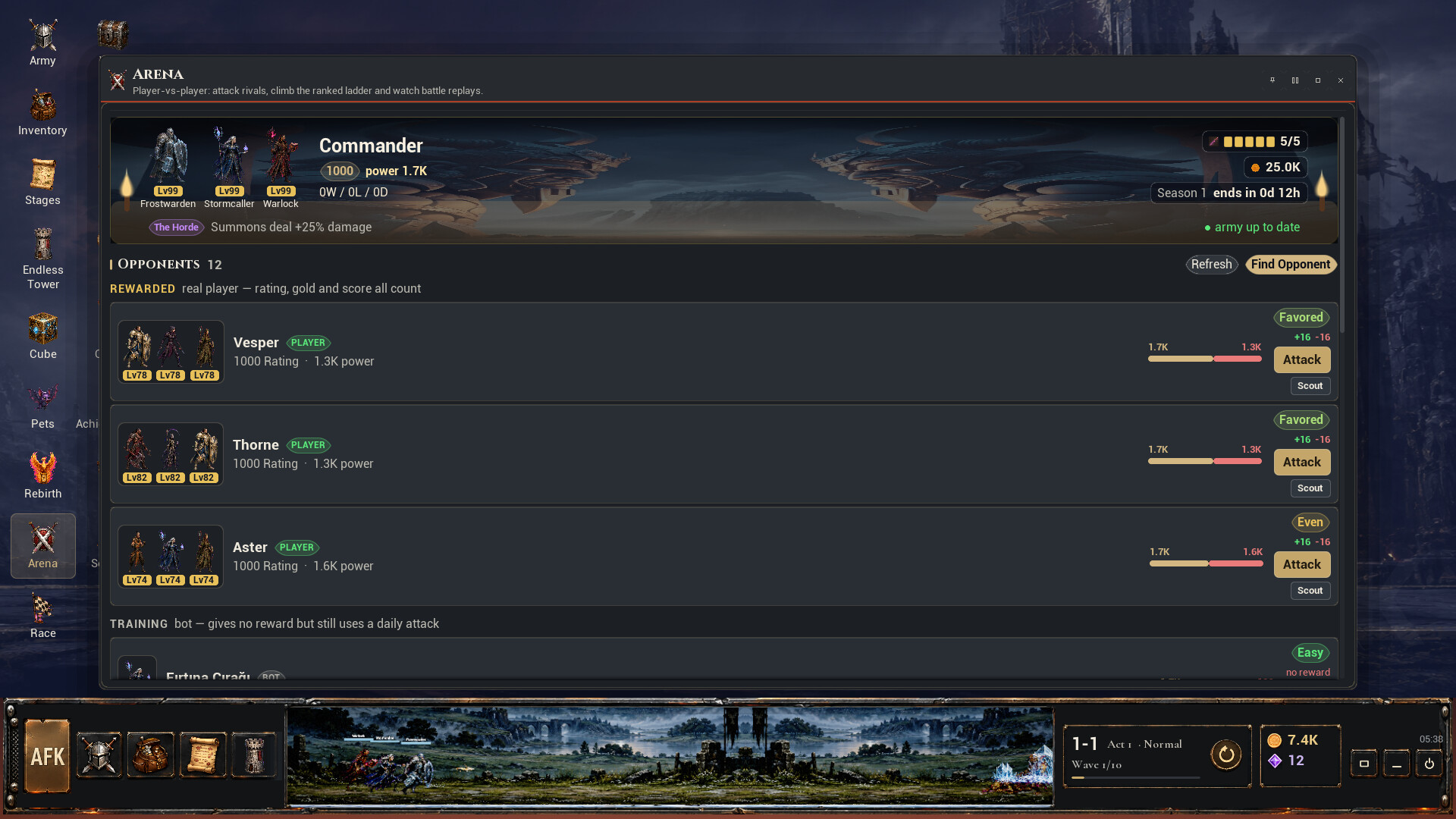 AFK - Army For Keyboard screenshot