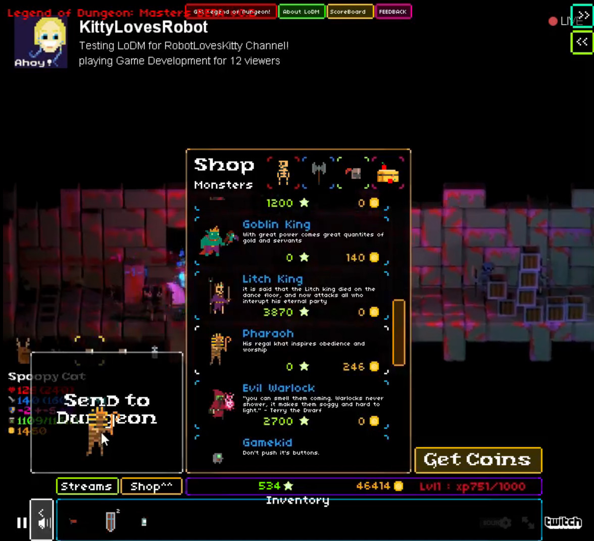 Legend of Dungeon: Masters screenshot