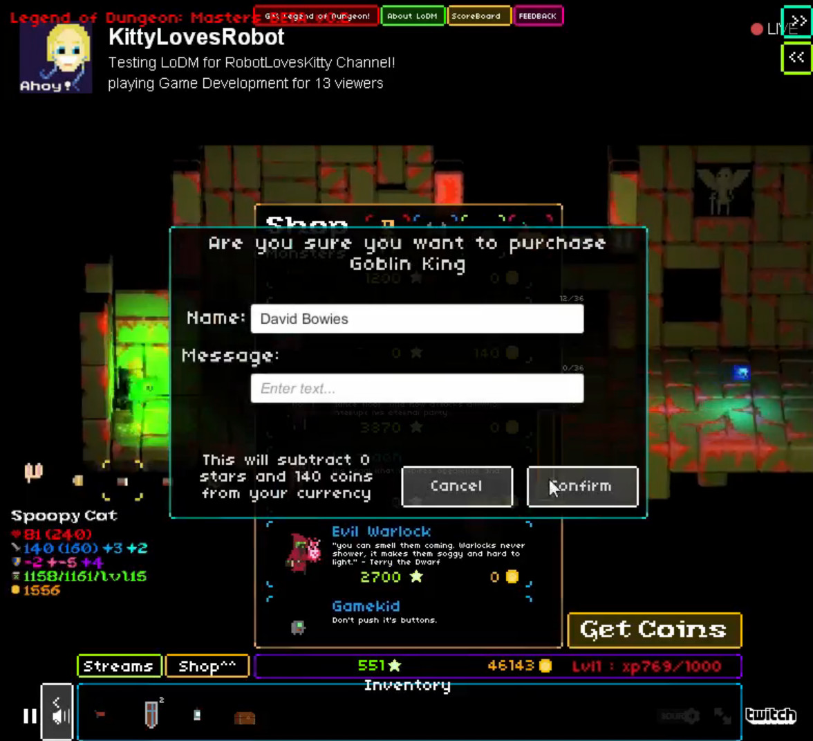 Legend of Dungeon: Masters screenshot