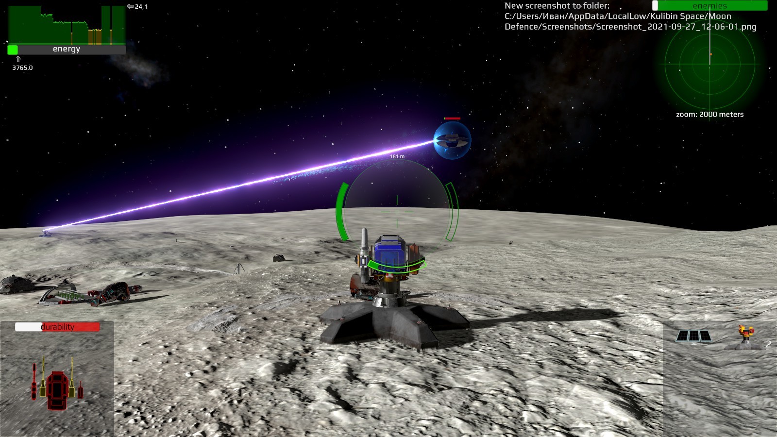 Moon Defence screenshot
