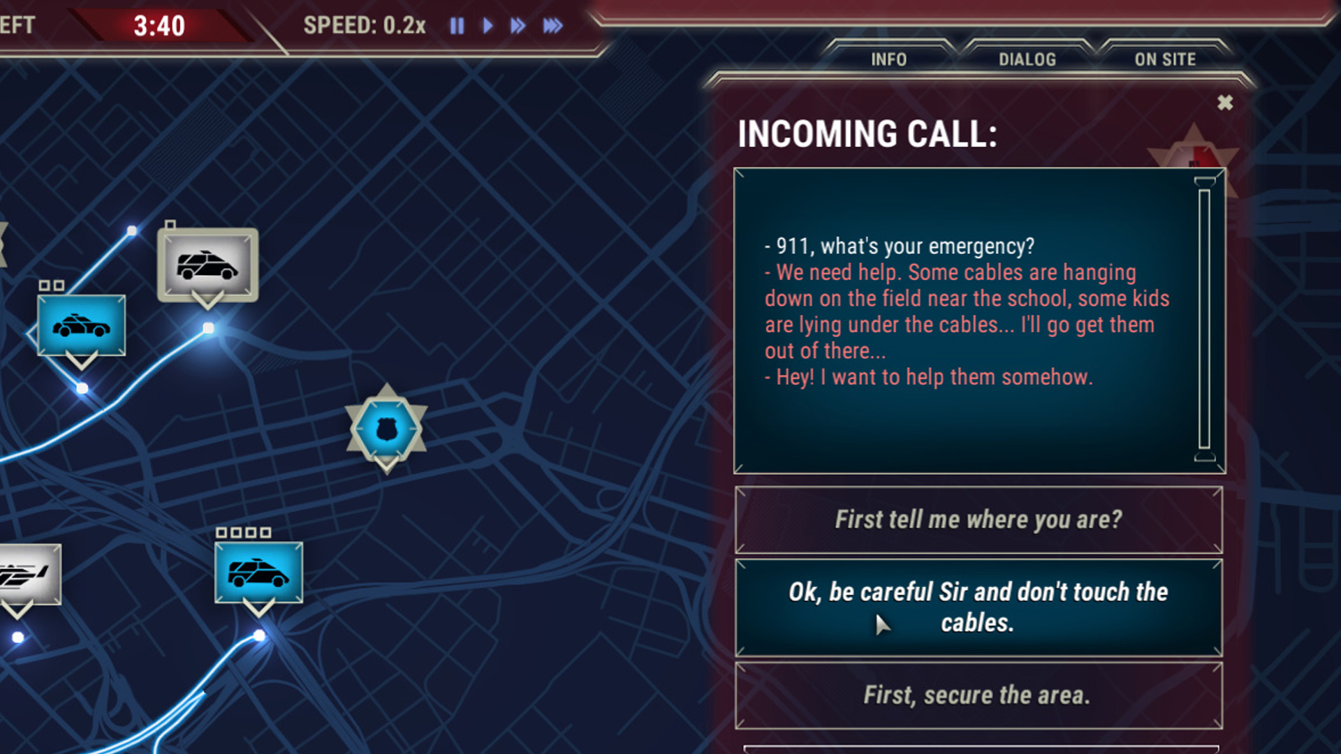 911 Operator screenshot