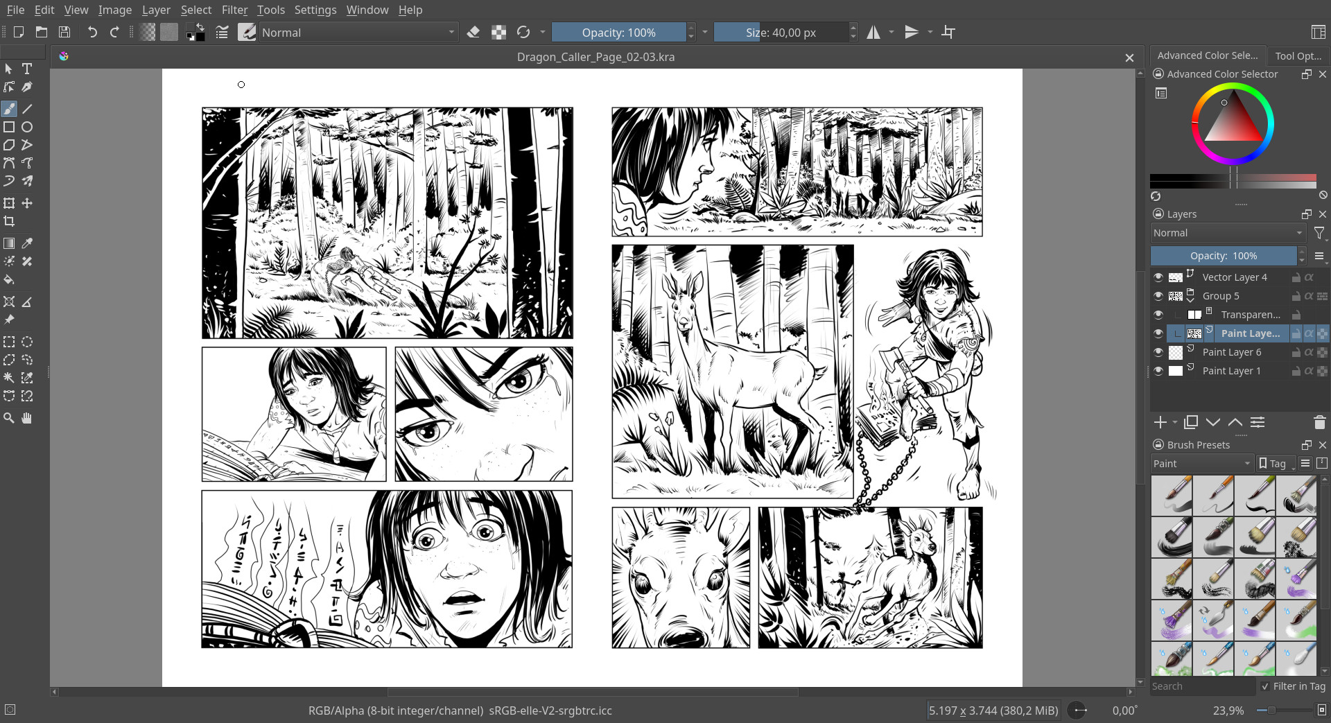 Krita screenshot