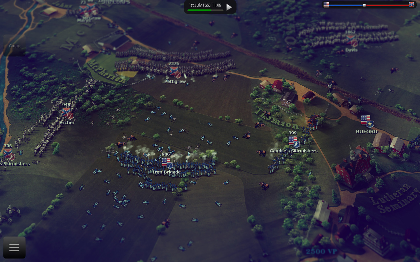 Ultimate General: Gettysburg screenshot