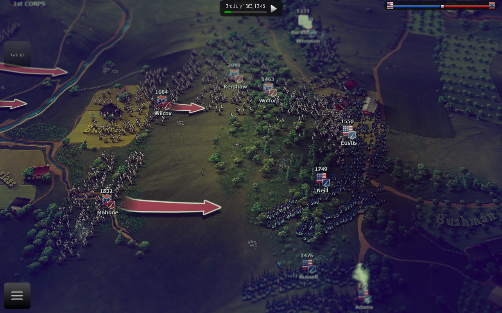 Ultimate General: Gettysburg screenshot