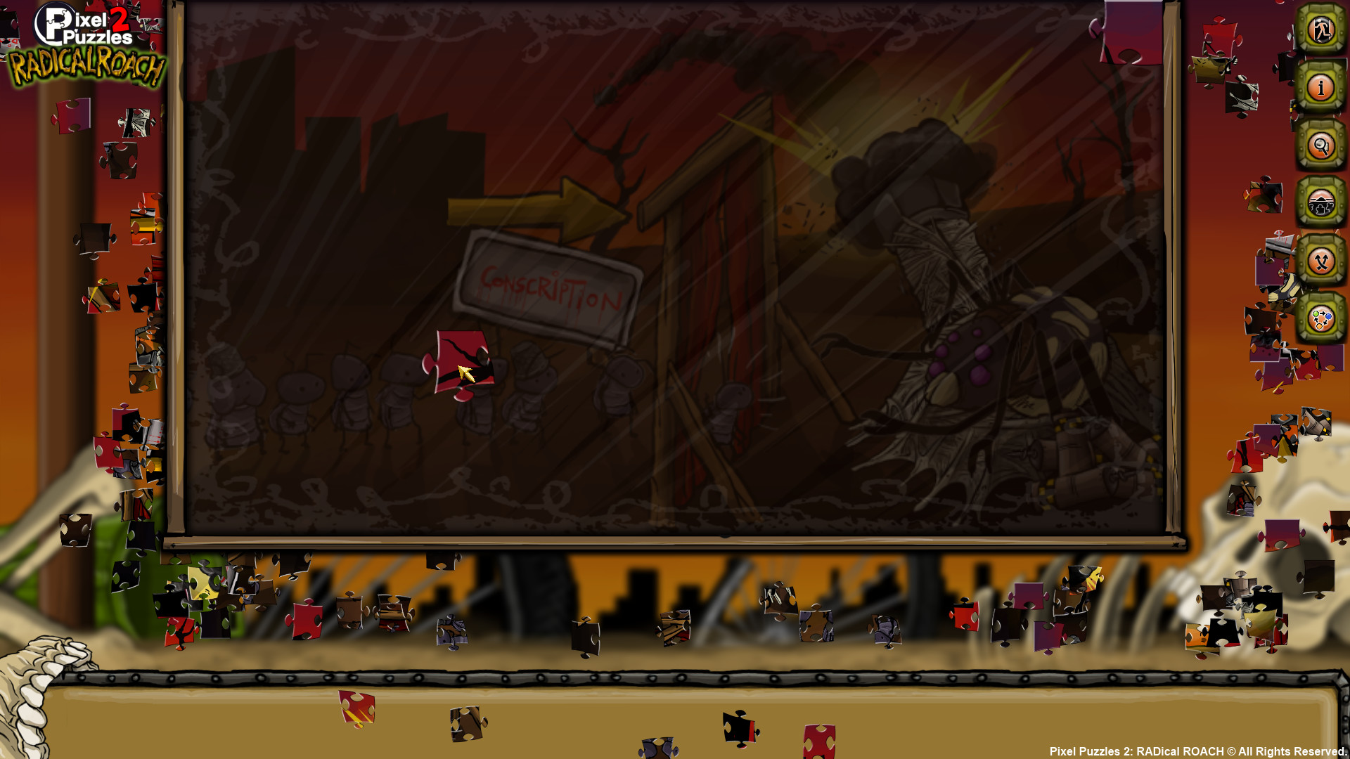Pixel Puzzles 2: RADical ROACH screenshot