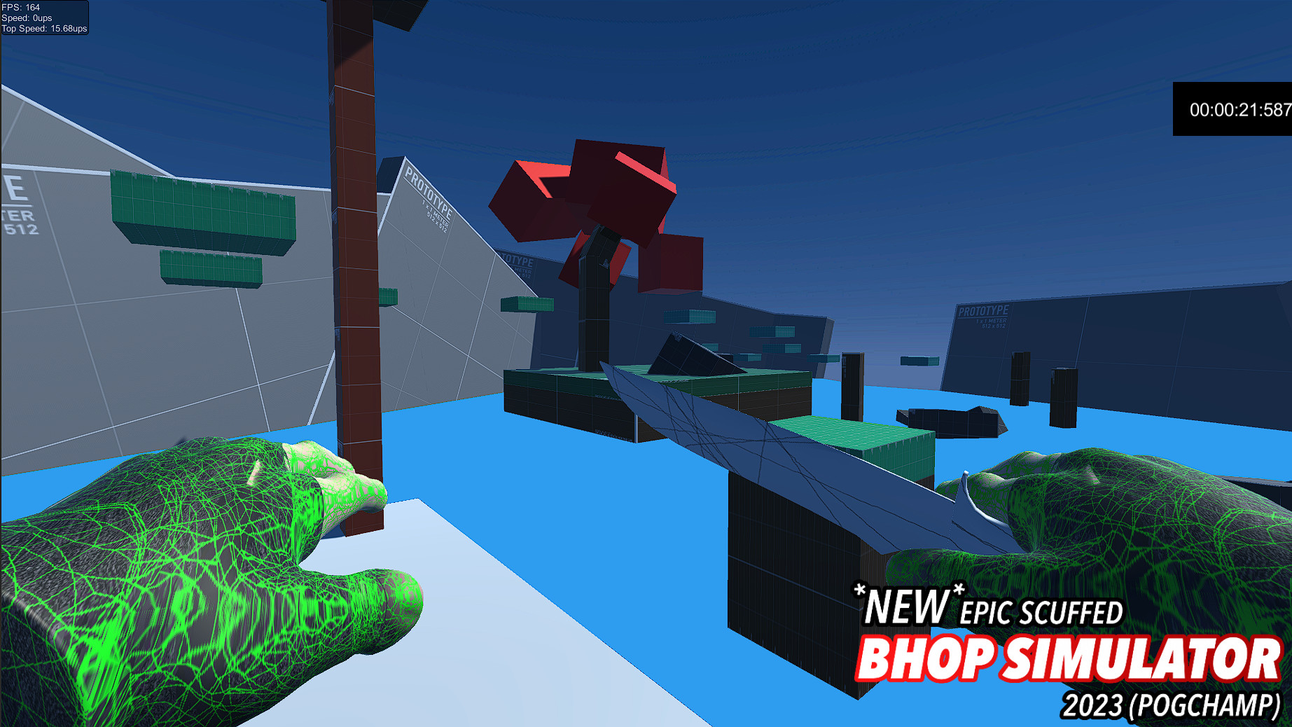 *NEW* SCUFFED EPIC BHOP SIMULATOR 2023 (POG CHAMP) screenshot