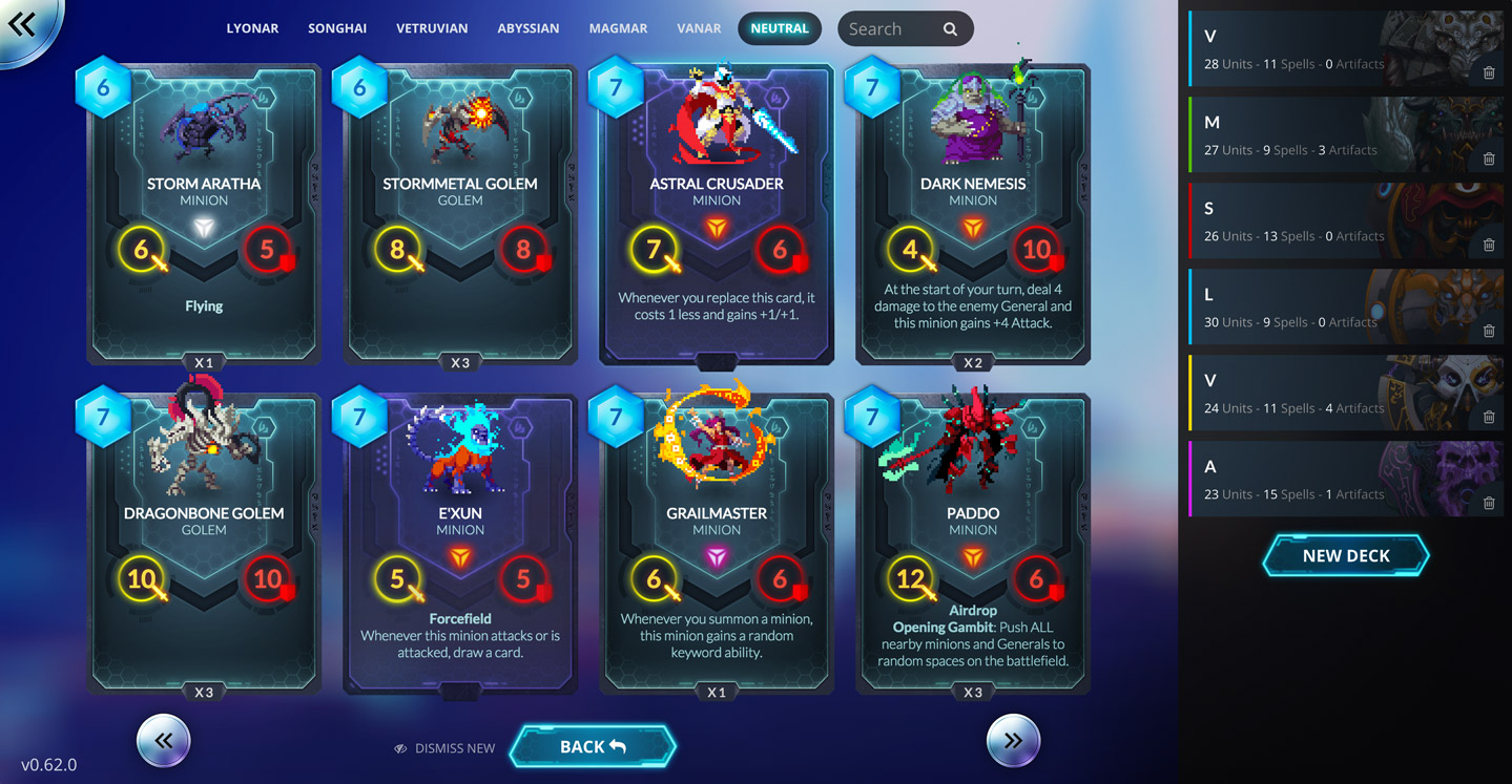 Duelyst screenshot