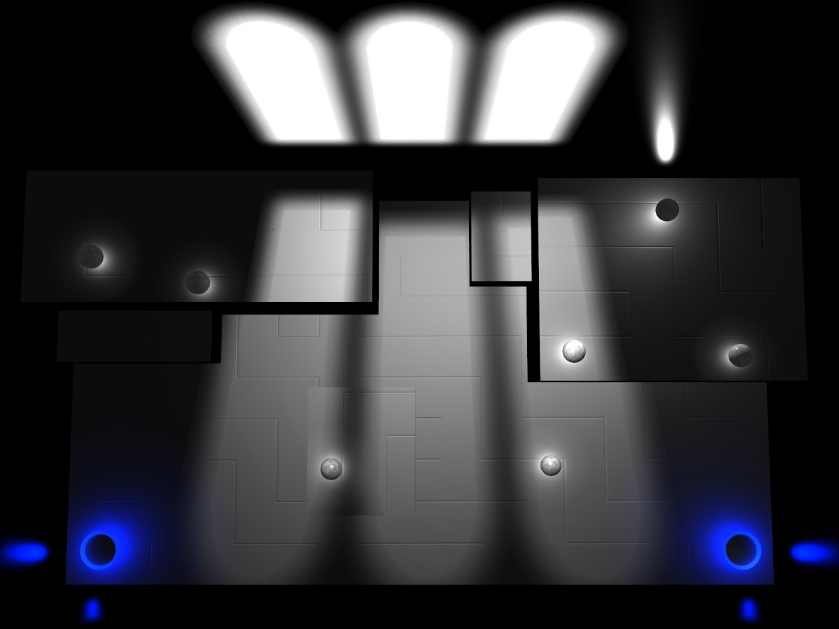 "Glow Ball" - The billiard puzzle game screenshot