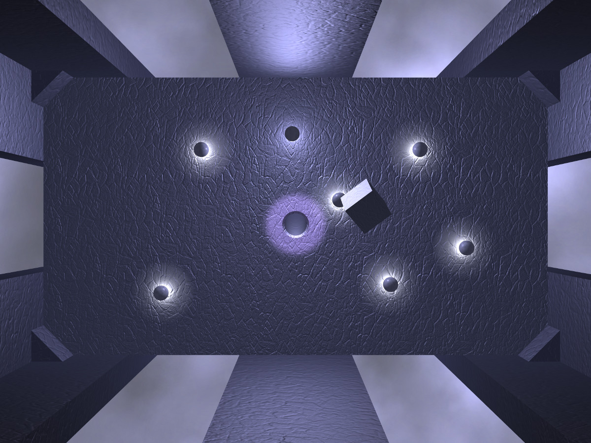 "Glow Ball" - The billiard puzzle game screenshot