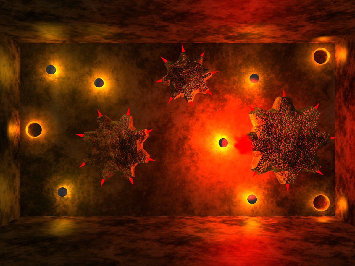 "Glow Ball" - The billiard puzzle game screenshot