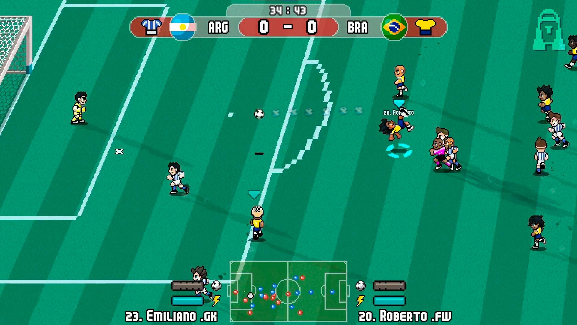 Pixel Cup Soccer - Ultimate Edition screenshot