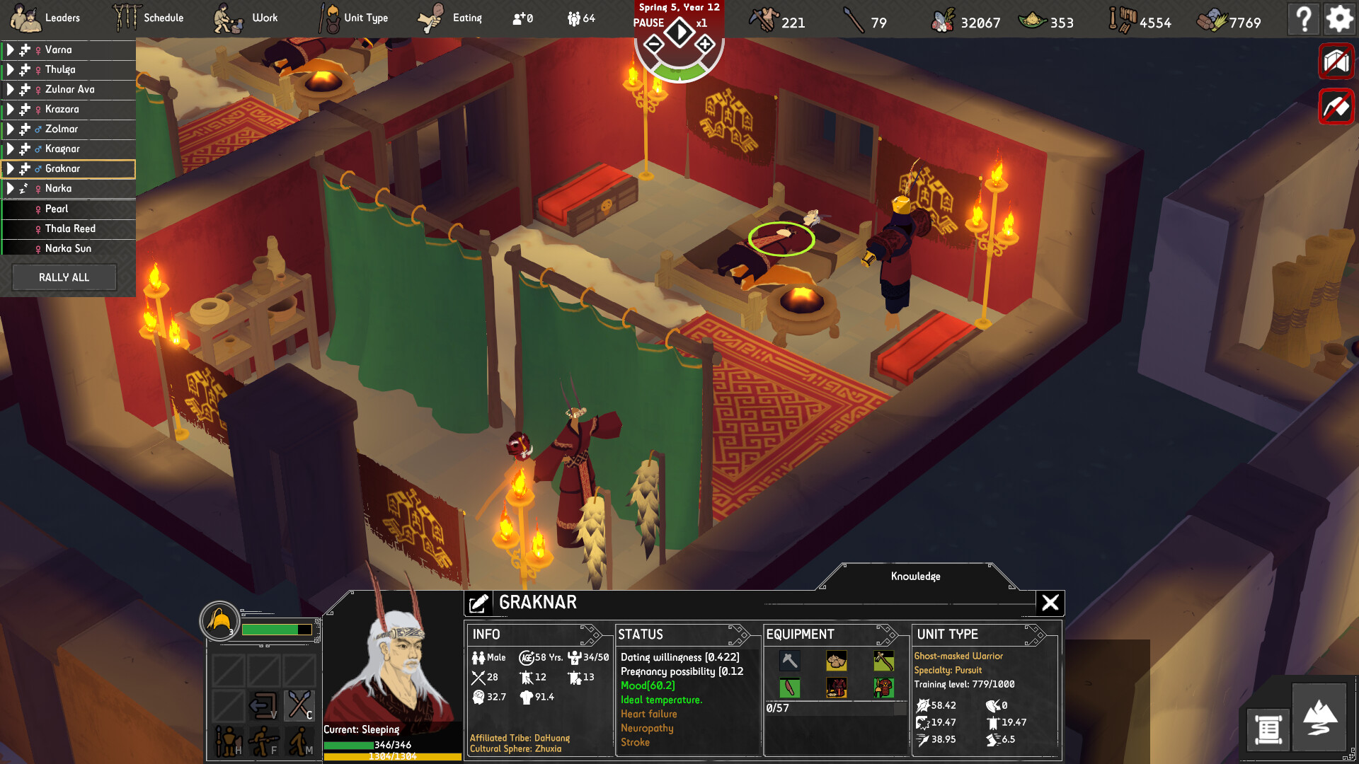 Primitive Society Simulator screenshot